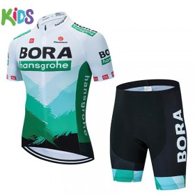 Cykeltrøje + Cykelshorts Kurze 2021 BORA-hansgrohe Børn N003